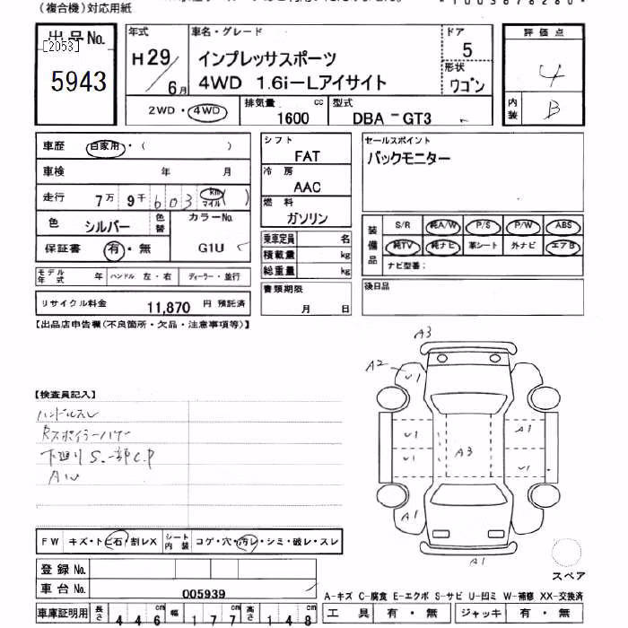 SUBARU XV