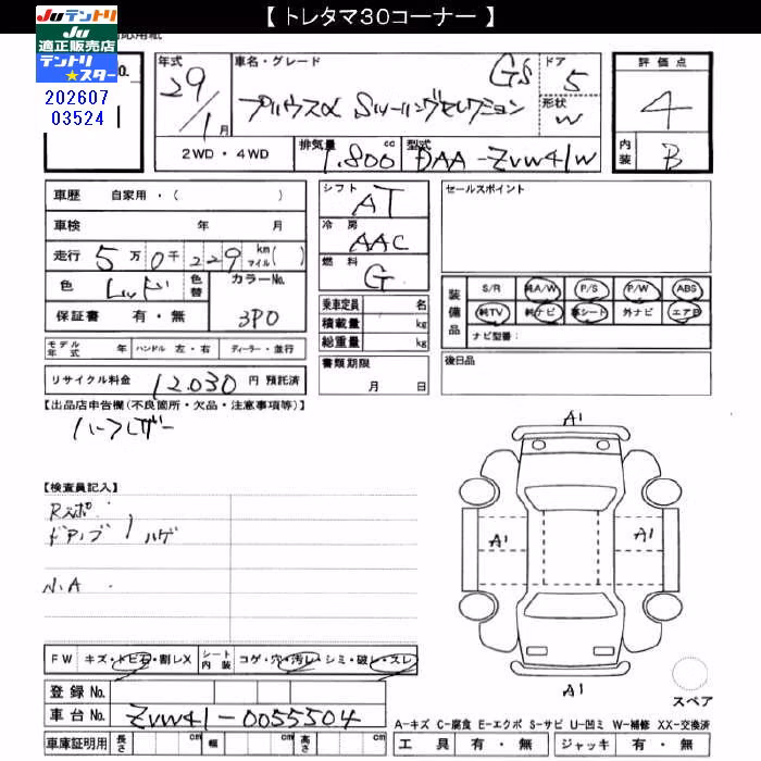 TOYOTA PRIUS ALPHA