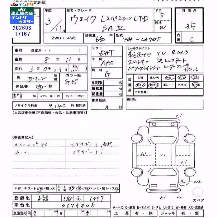 DAIHATSU WAKE