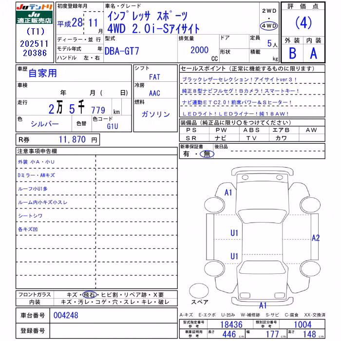 SUBARU XV
