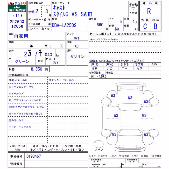 DAIHATSU CAST
