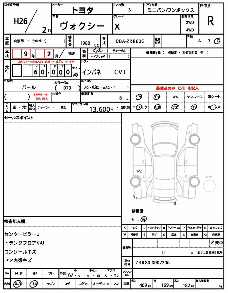 TOYOTA VOXY
