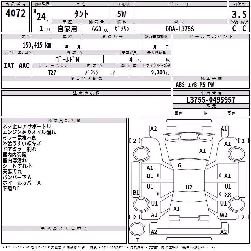 DAIHATSU TANTO
