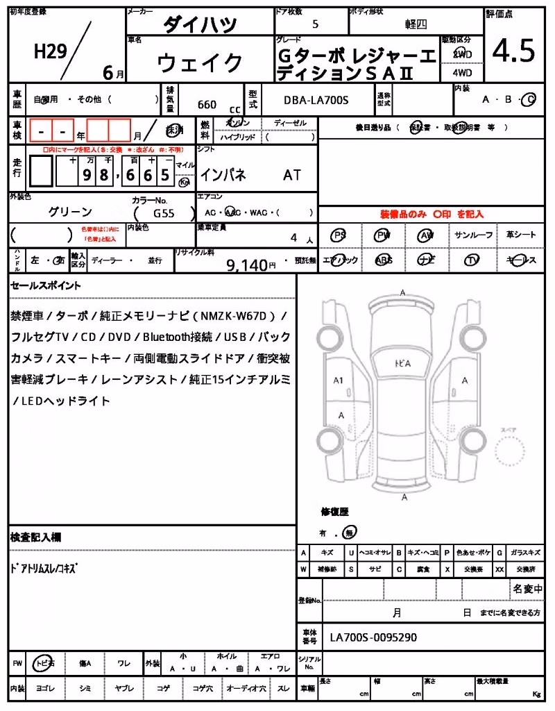 DAIHATSU WAKE