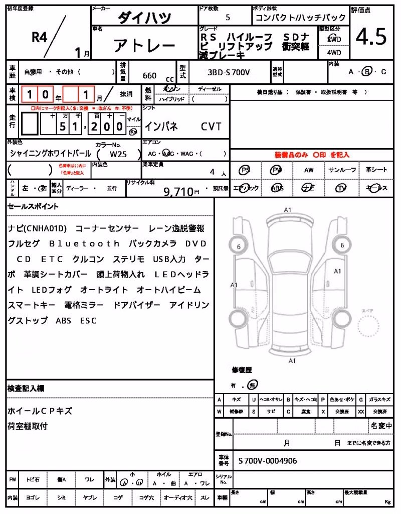 DAIHATSU ATRAI