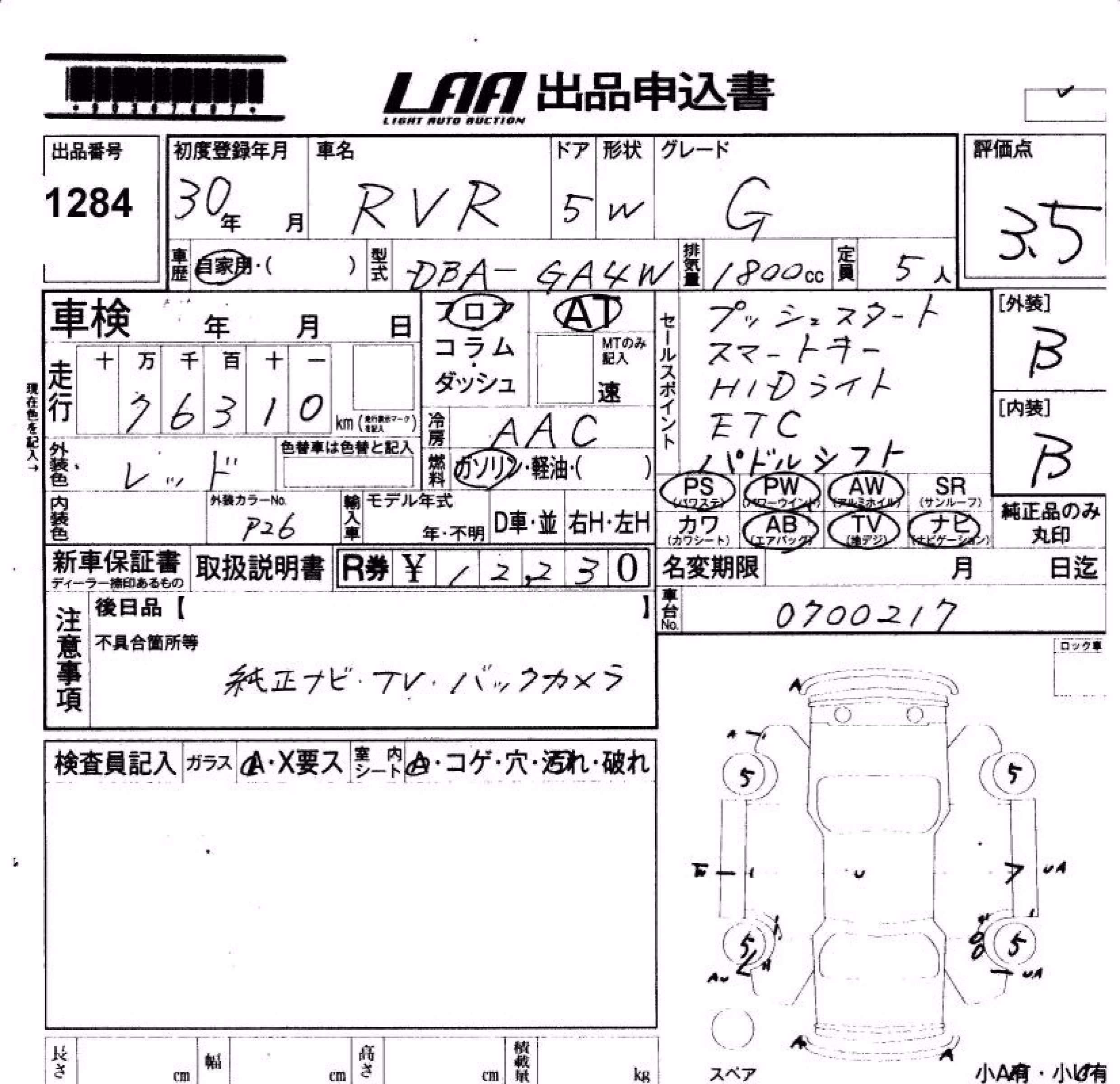 MITSUBISHI RVR
