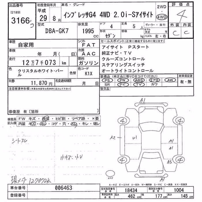 SUBARU IMPREZA