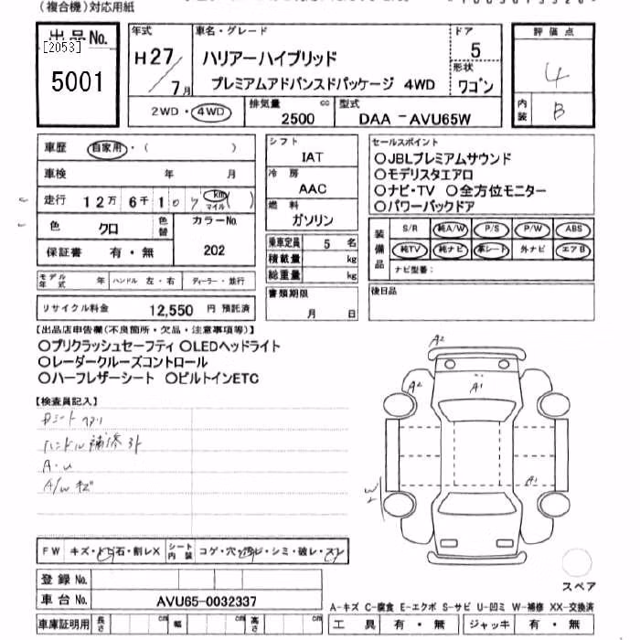 TOYOTA HARRIER