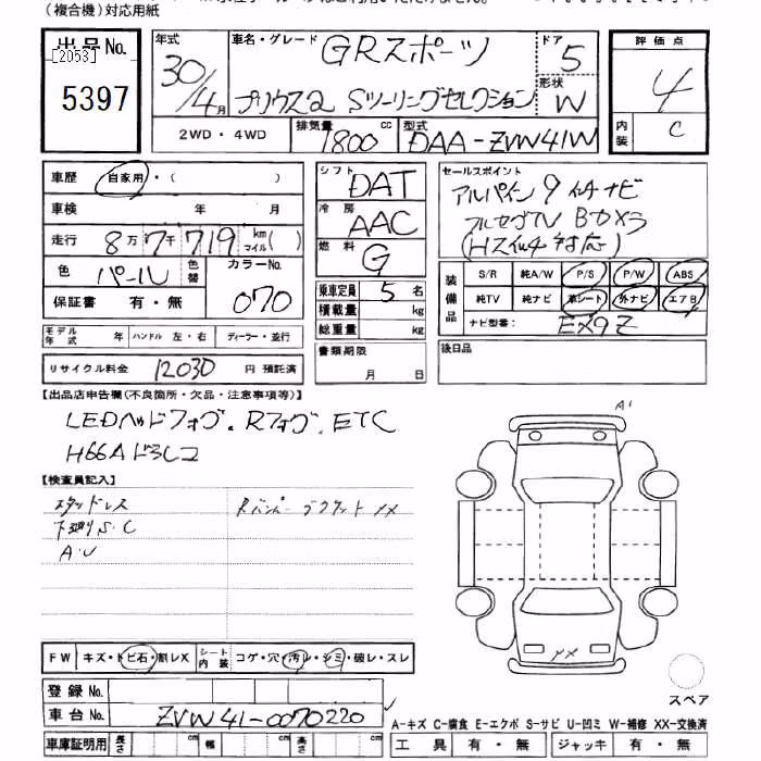 TOYOTA PRIUS ALPHA