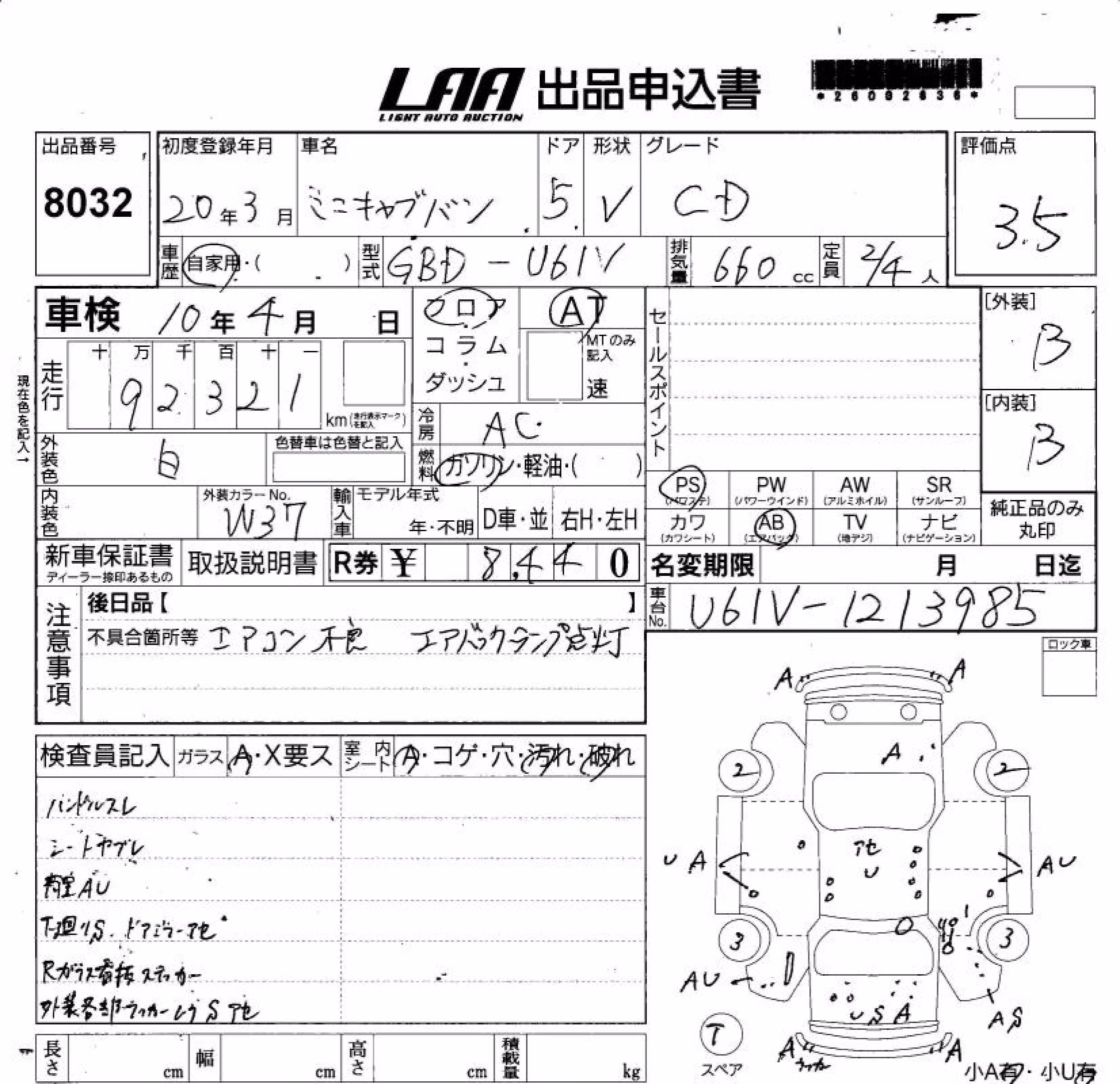 MITSUBISHI MINICAB