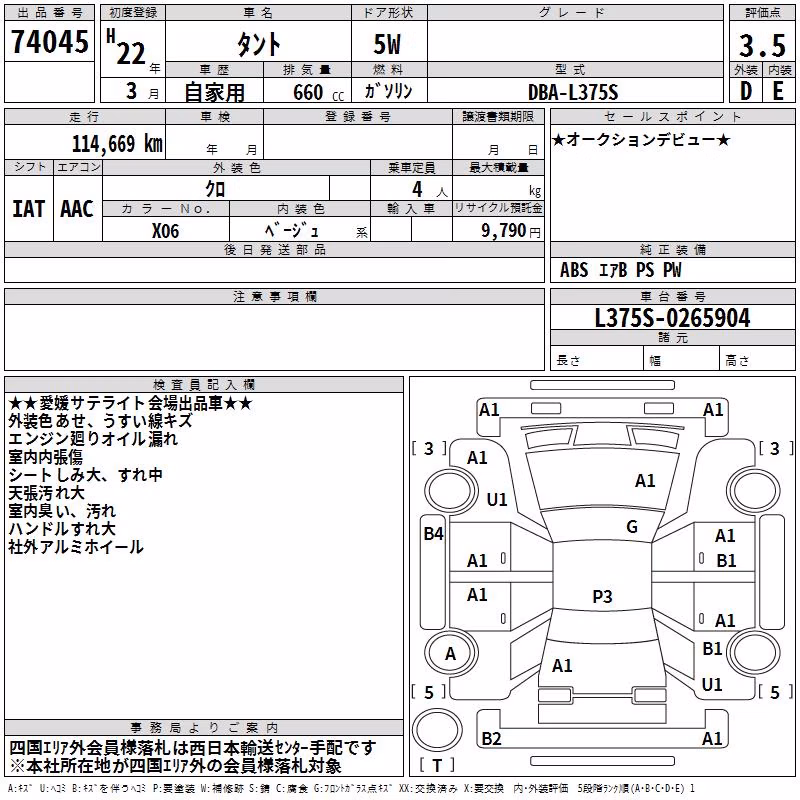 DAIHATSU TANTO