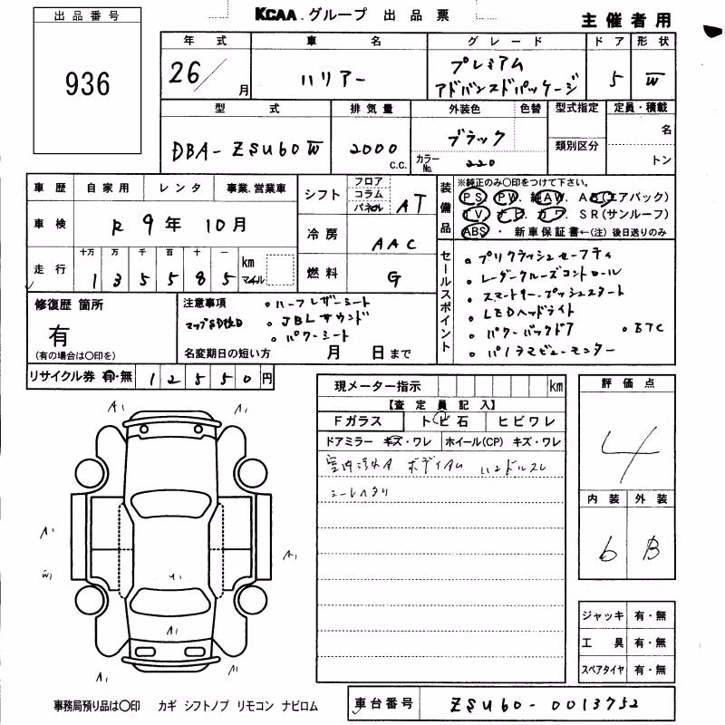 TOYOTA HARRIER