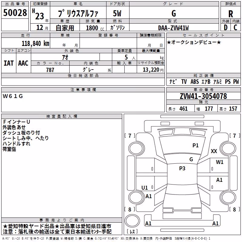 TOYOTA PRIUS ALPHA