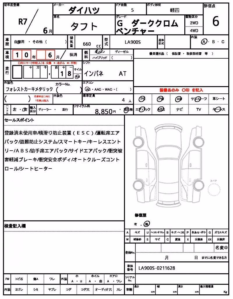 DAIHATSU TAFT