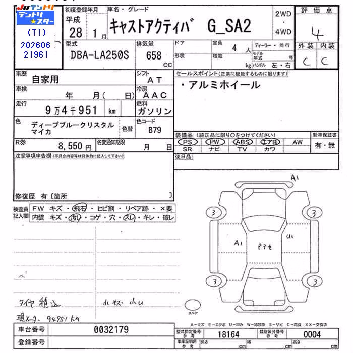DAIHATSU CAST