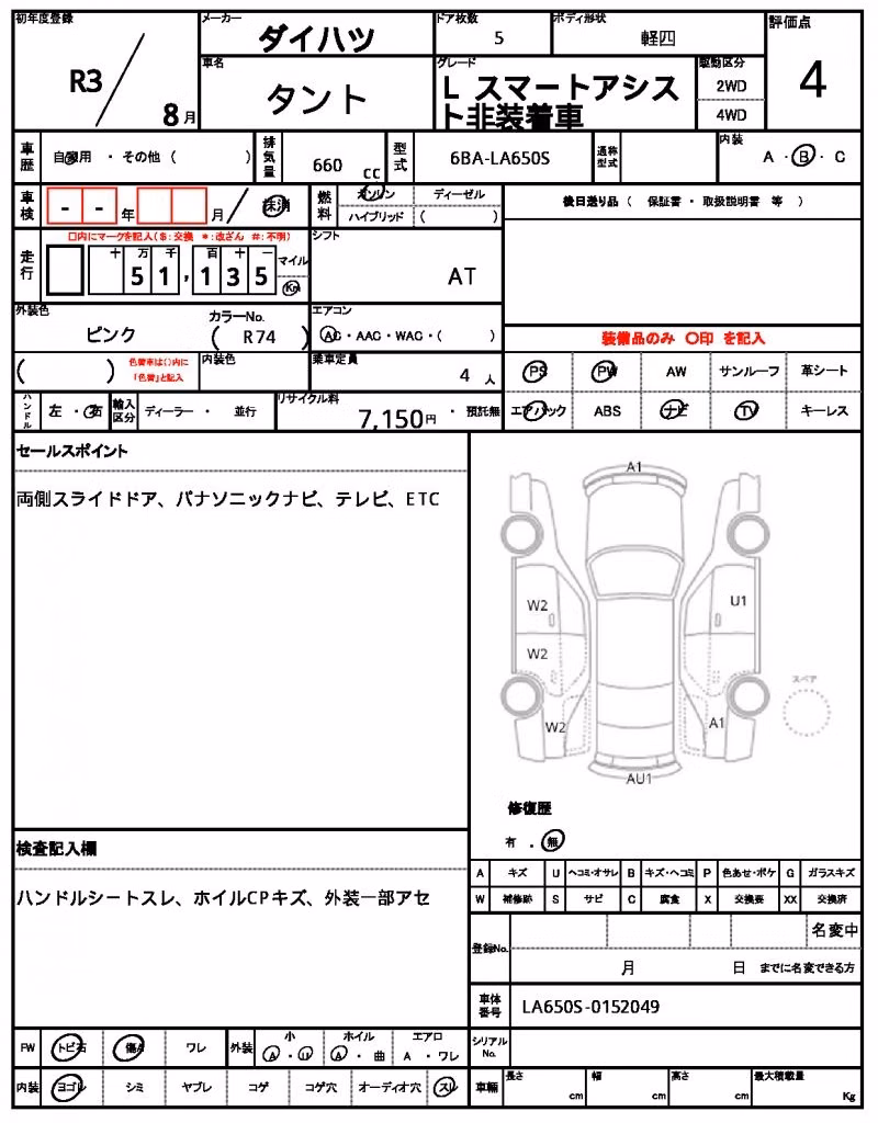 DAIHATSU TANTO