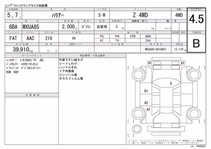 TOYOTA HARRIER