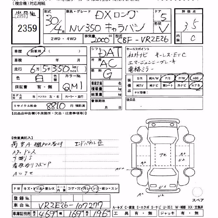 NISSAN NV350 CARAVAN