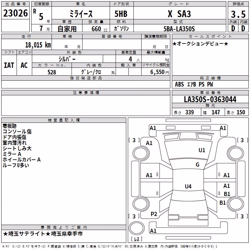 DAIHATSU MIRA E:S