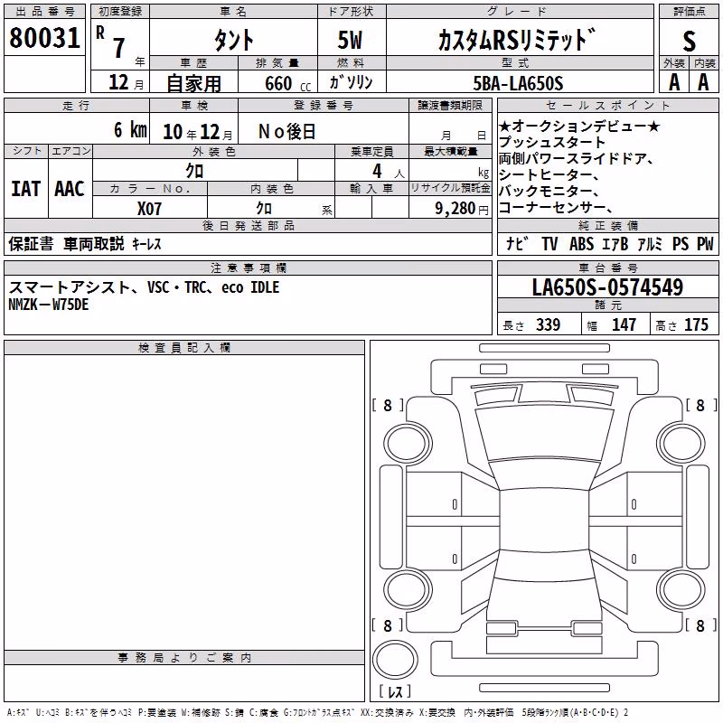 DAIHATSU TANTO