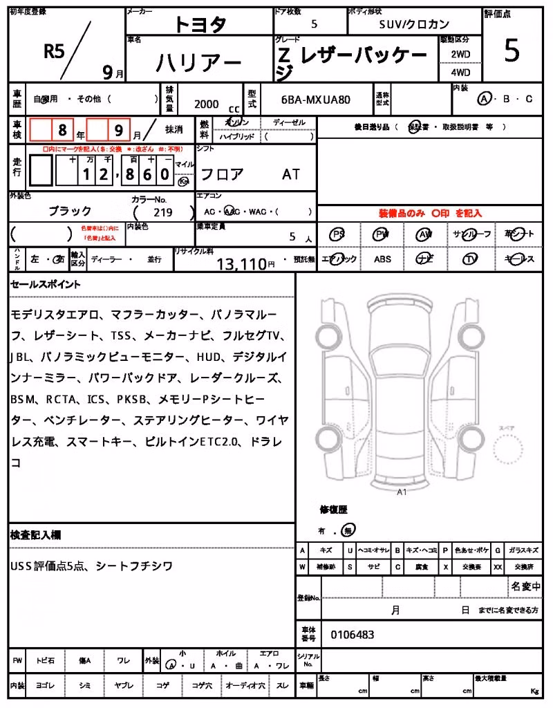 TOYOTA HARRIER