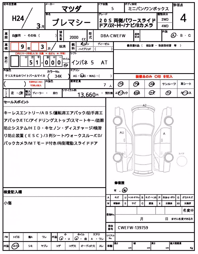 MAZDA PREMACY