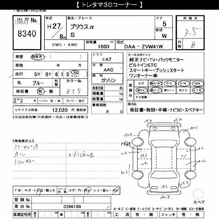 TOYOTA PRIUS ALPHA