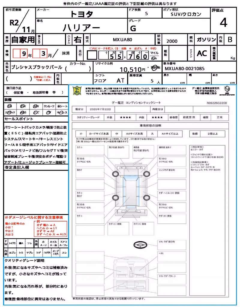 TOYOTA HARRIER