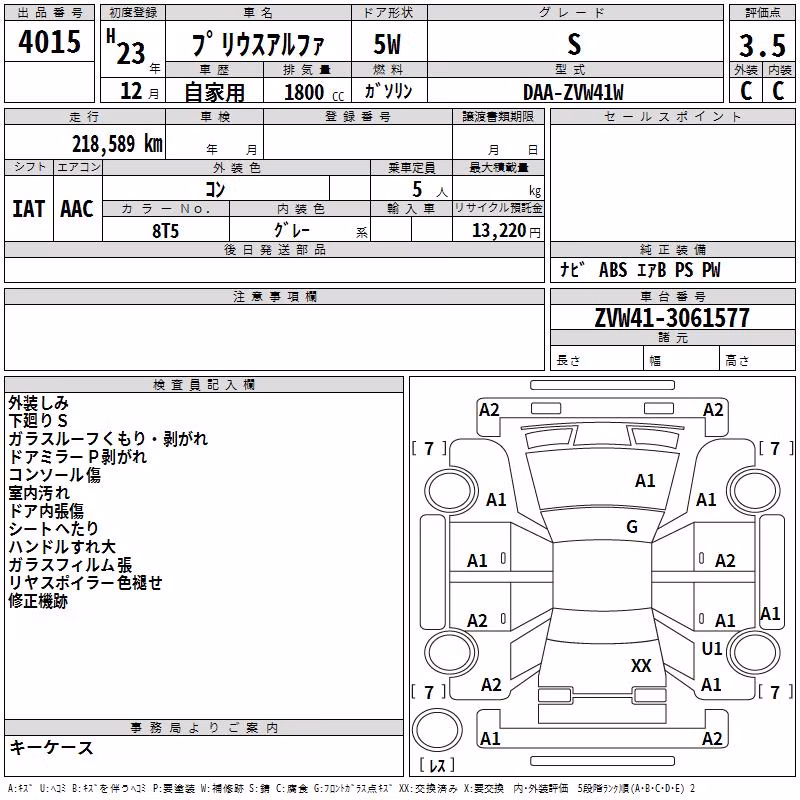 TOYOTA PRIUS ALPHA