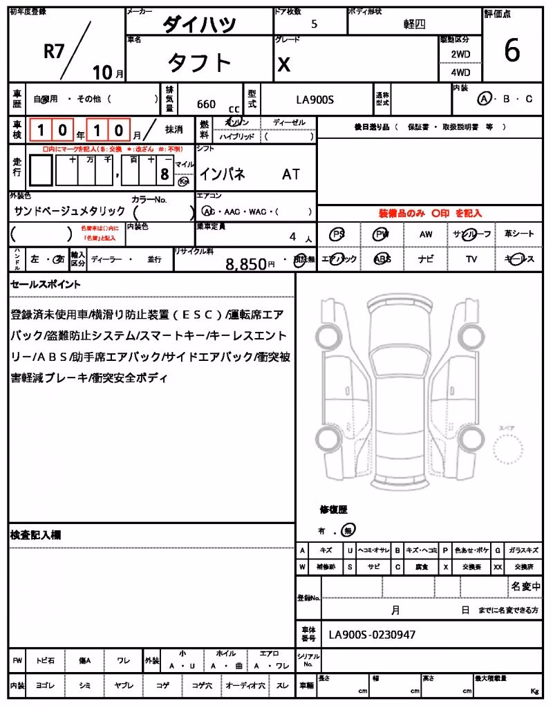 DAIHATSU TAFT