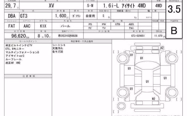 SUBARU XV