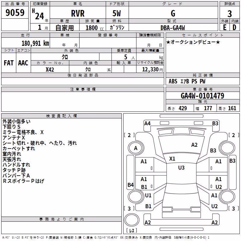 MITSUBISHI RVR