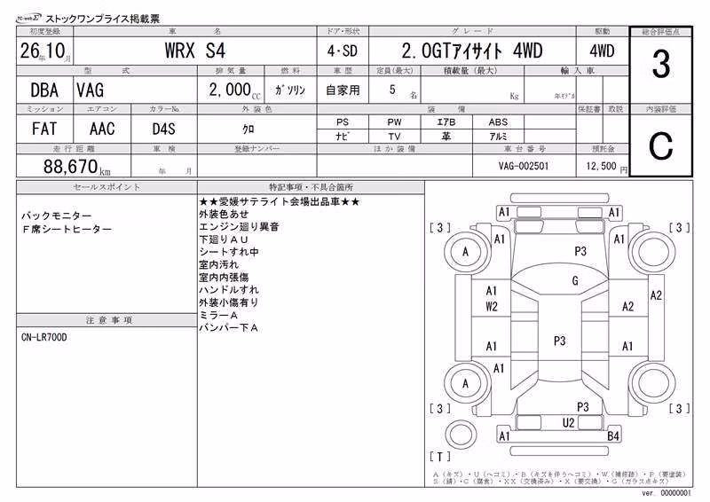 SUBARU IMPREZA WRX