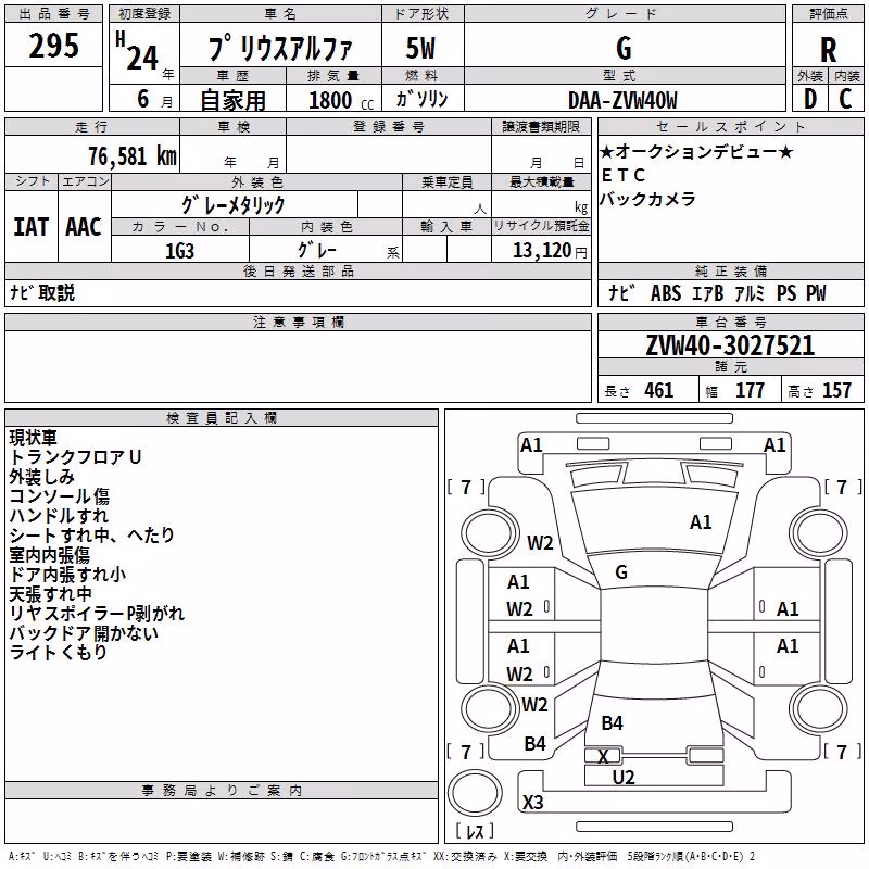 TOYOTA PRIUS ALPHA
