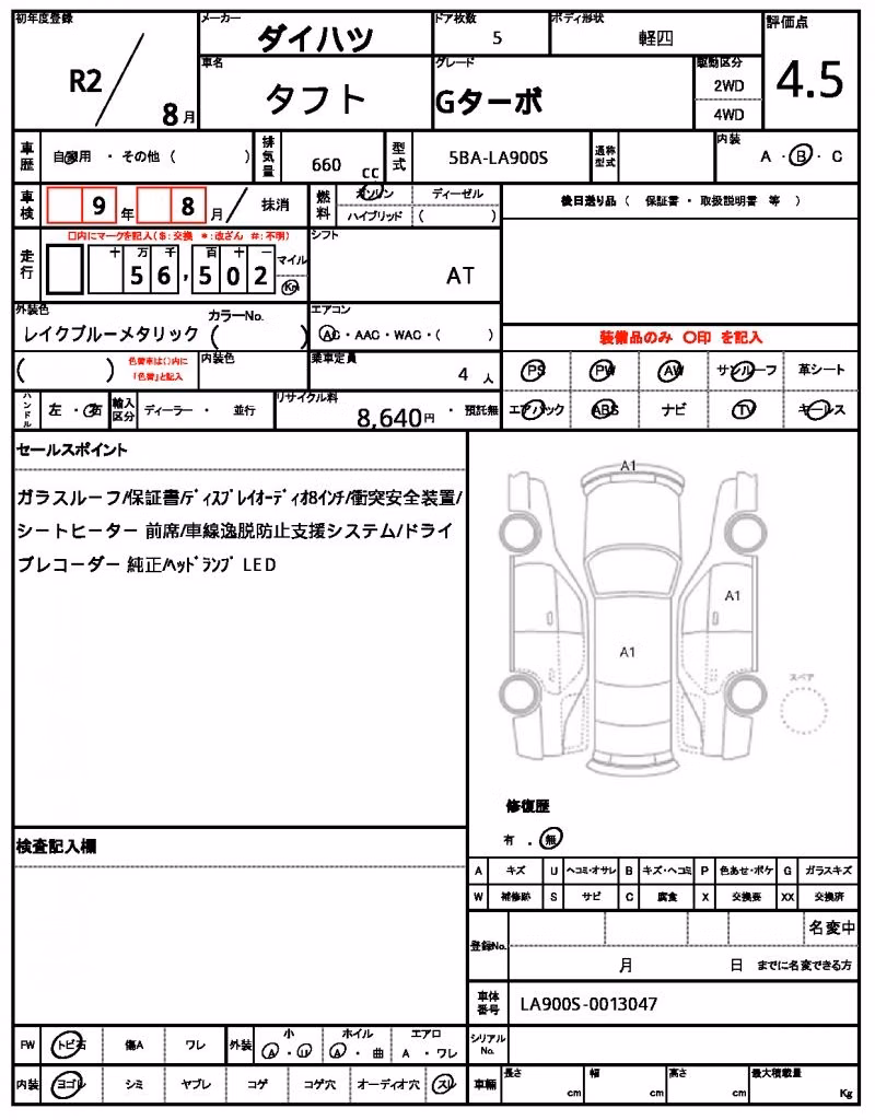 DAIHATSU TAFT
