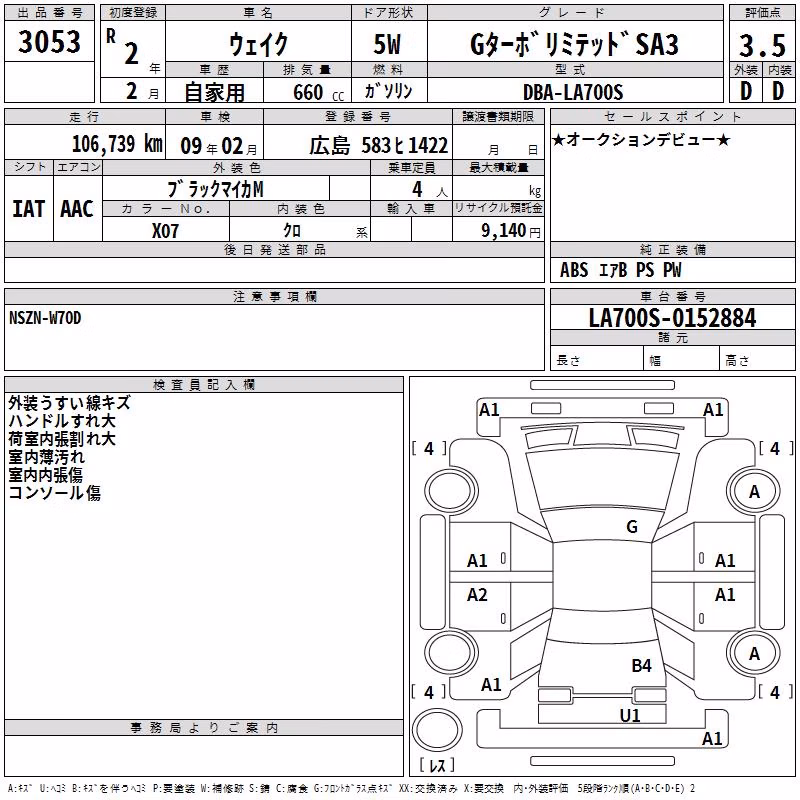 DAIHATSU WAKE