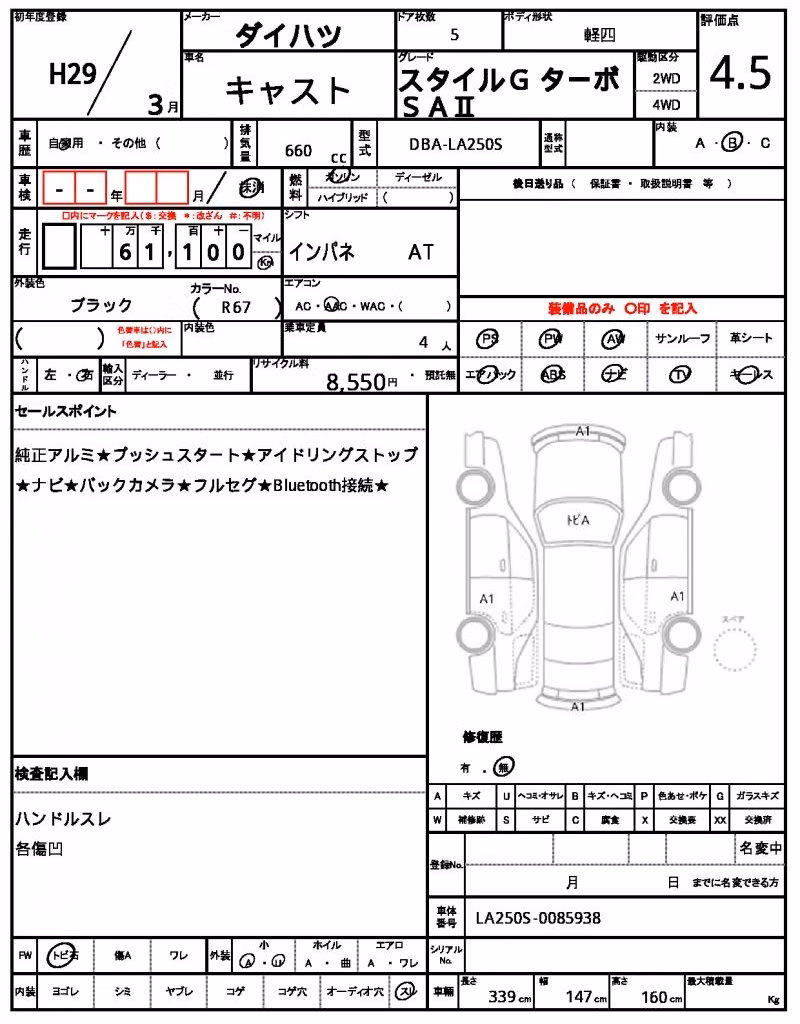DAIHATSU CAST