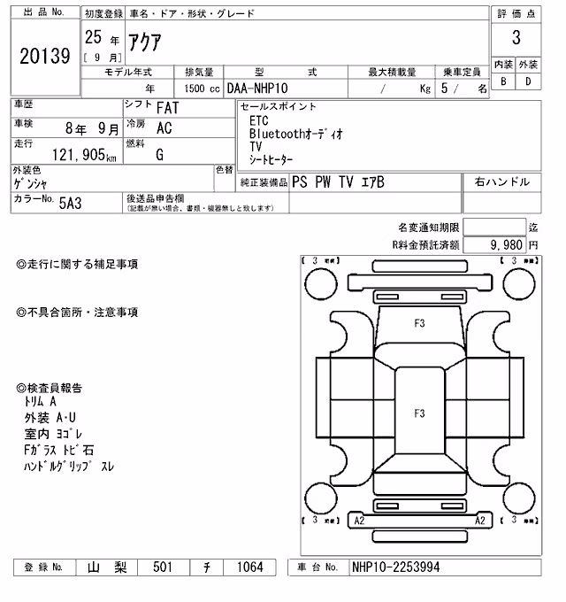 TOYOTA AQUA