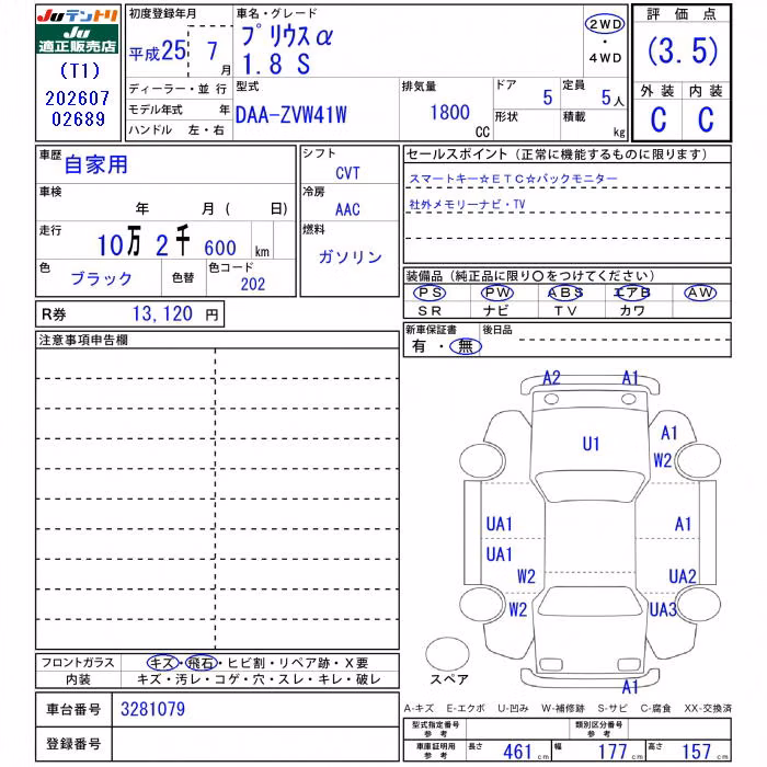 TOYOTA PRIUS ALPHA