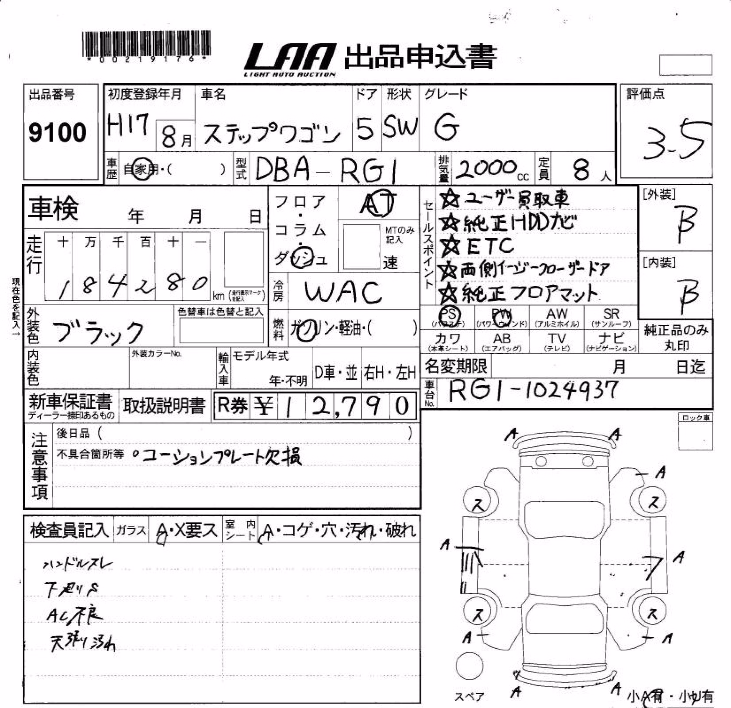HONDA STEPWGN