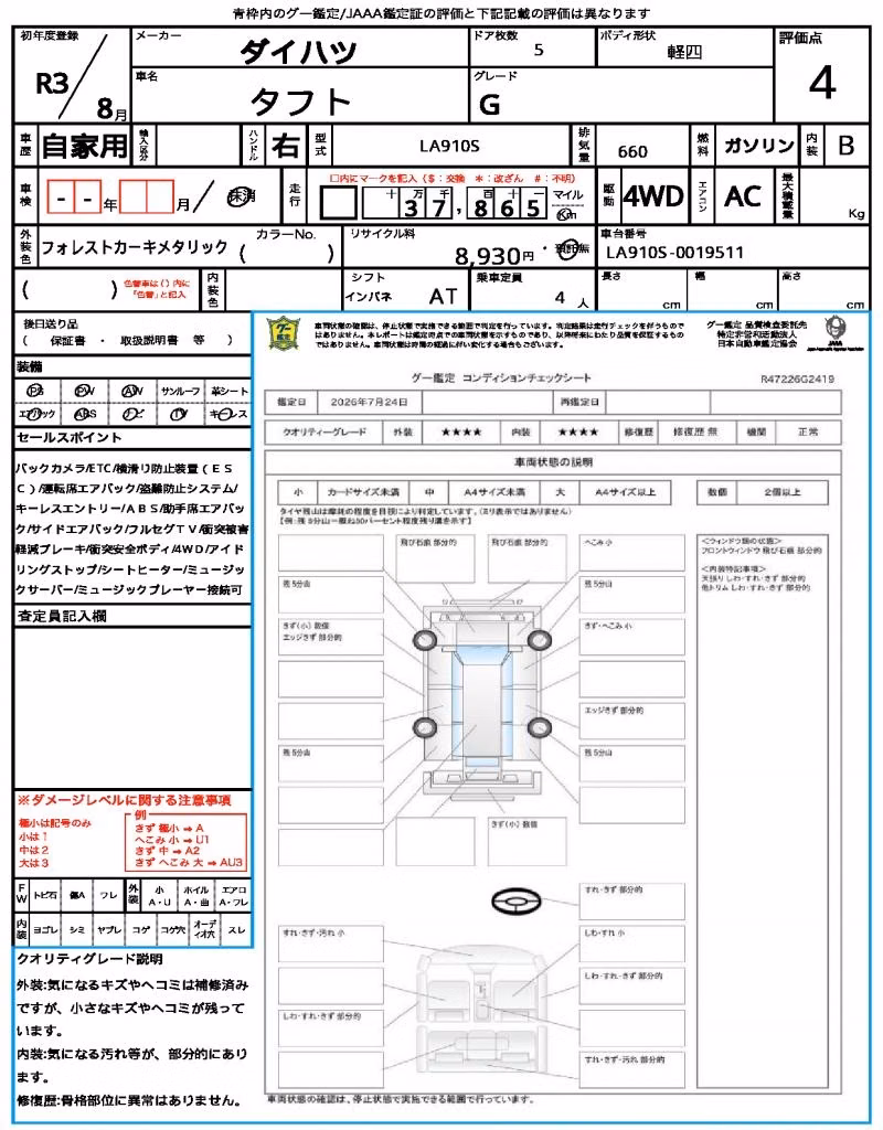 DAIHATSU TAFT