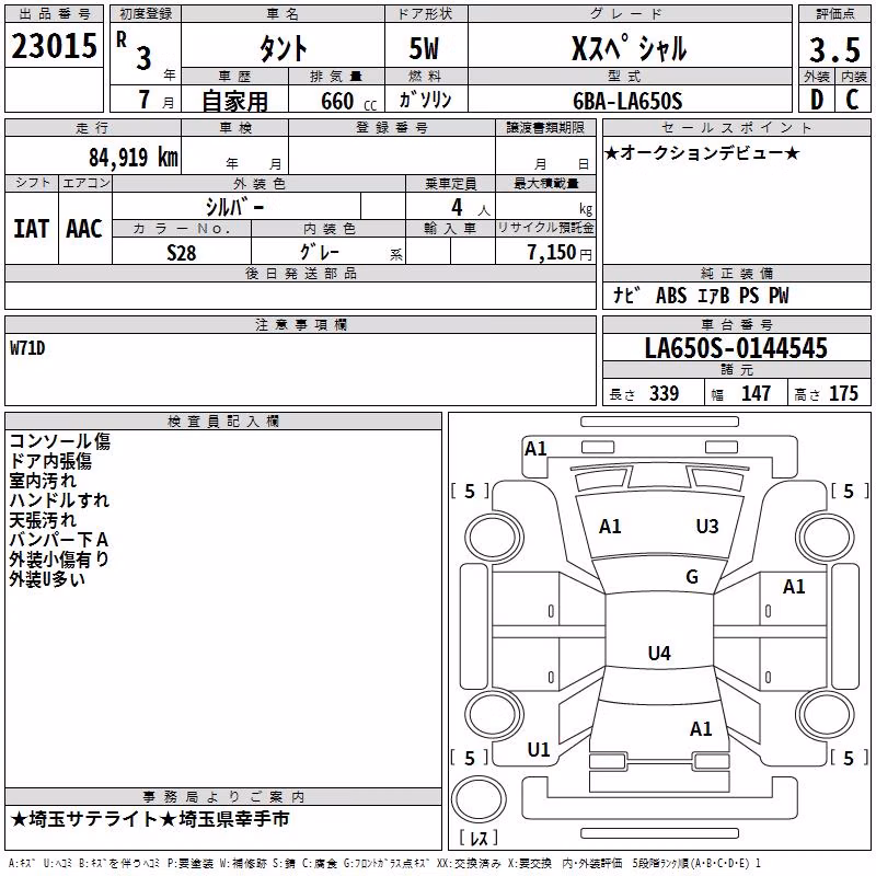 DAIHATSU TANTO