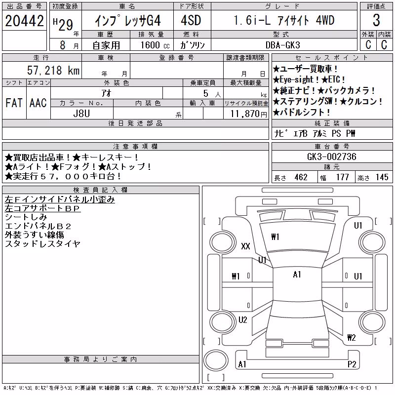 SUBARU IMPREZA