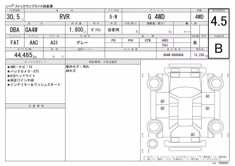 MITSUBISHI RVR