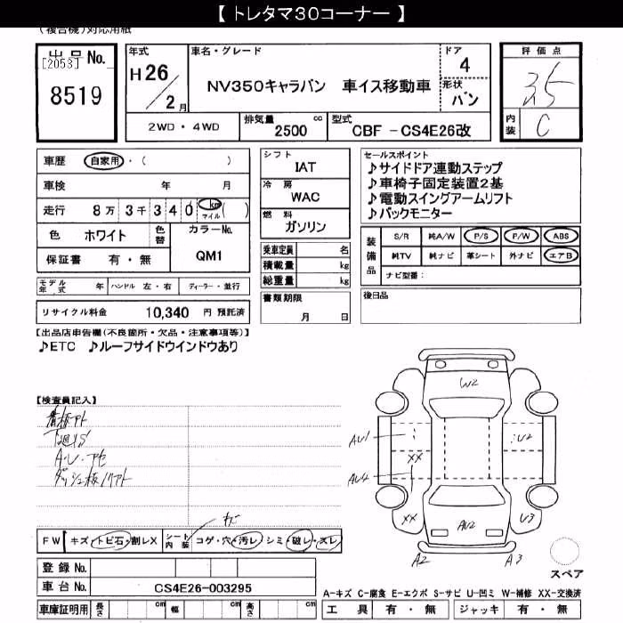 NISSAN NV350 CARAVAN