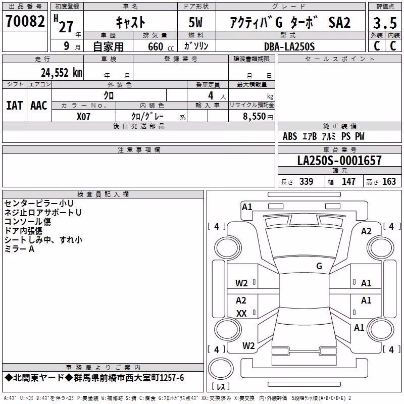 DAIHATSU CAST
