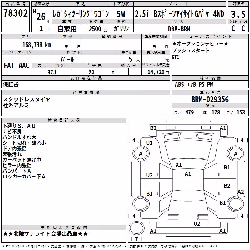 SUBARU LEGACY
