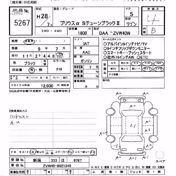 TOYOTA PRIUS ALPHA