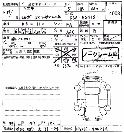 SUZUKI CERVO