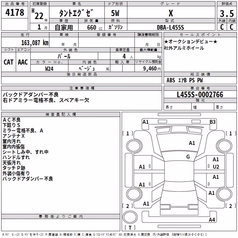 DAIHATSU TANTO EXE